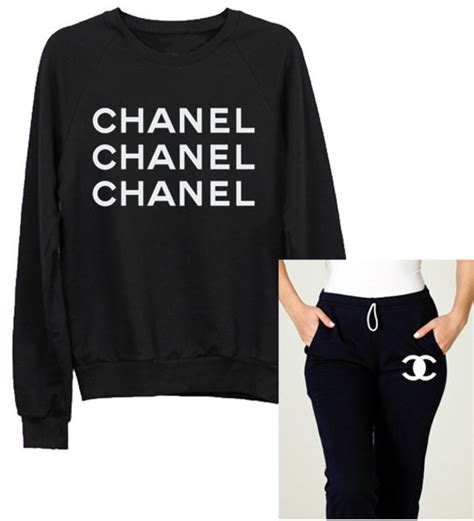 chanel zip sweater|Chanel sweatsuit for women.